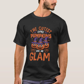 Halloween Pumpkin Glam Schattige Spooky Witch Pet  T-shirt