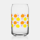Halloween Pumpkin Glass Can Halloween Drinkware Blikvorm Glas (Rechts)