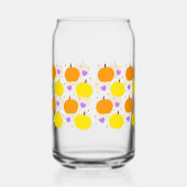 Halloween Pumpkin Glass Can Halloween Drinkware Blikvorm Glas (Links)