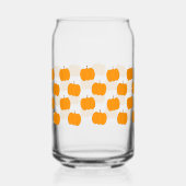 Halloween Pumpkin Glass Can Halloween Drinkware Blikvorm Glas (Achterkant)