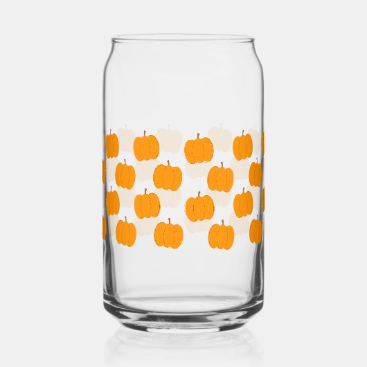 Halloween Pumpkin Glass Can Halloween Drinkware Blikvorm Glas (Rechts)