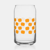 Halloween Pumpkin Glass Can Halloween Drinkware Blikvorm Glas (Links)