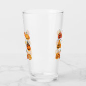 Halloween Pumpkin Glass Cup Glas (Links)