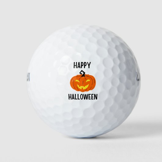 Halloween Pumpkin Golfballen (Voorkant)