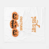 Halloween Pumpkin Grandmother Grandma Fleece Deken (Voorkant (Horizontaal))