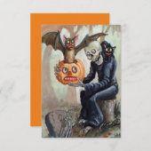 Halloween Pumpkin Graveyard Spooky Fun (Voorkant / Achterkant)