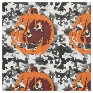 Halloween Pumpkin - grunge stijl + jouw ideeën Stof