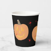 Halloween Pumpkin Halloween Party Papieren Bekers (Voorkant)