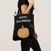 Halloween Pumpkin Happy Halloween Tote Bag (Dichtbij)