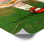 Halloween Pumpkin Head Girl Poster (Hoek)