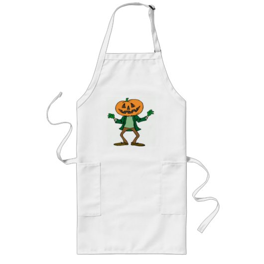 HALLOWEEN PUMPKIN HEAD LANG SCHORT (Voorkant)
