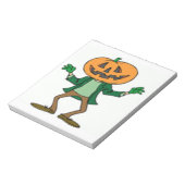 HALLOWEEN PUMPKIN HEAD NOTITIEBLOK (Linkerzijde)