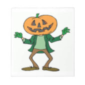 HALLOWEEN PUMPKIN HEAD NOTITIEBLOK (Voorkant)