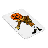 HALLOWEEN PUMPKIN HEAD SCARECROW PILGRIM MAGNEET (Rechterzijde)