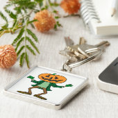 HALLOWEEN PUMPKIN HEAD SLEUTELHANGER (Zijkant)