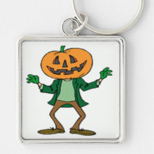 HALLOWEEN PUMPKIN HEAD SLEUTELHANGER