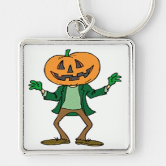HALLOWEEN PUMPKIN HEAD SLEUTELHANGER (Voorkant)