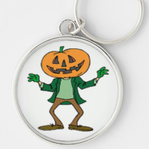 HALLOWEEN PUMPKIN HEAD SLEUTELHANGER
