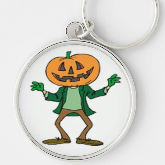 HALLOWEEN PUMPKIN HEAD SLEUTELHANGER (Voorkant)