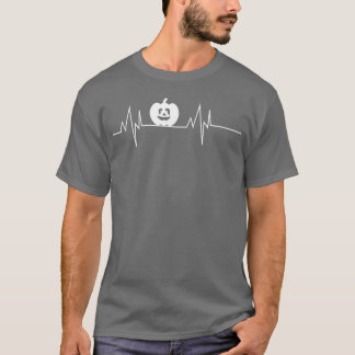 Halloween Pumpkin Heartbeat familie T-shirt