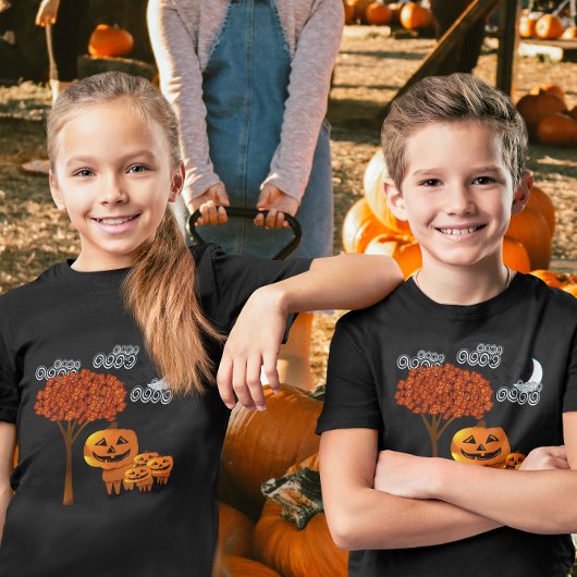 Halloween Pumpkin-hoofden Kinder Shirts