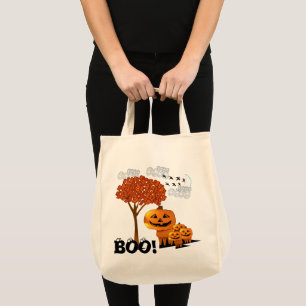 Halloween Pumpkin-hoofden - Tote Bag
