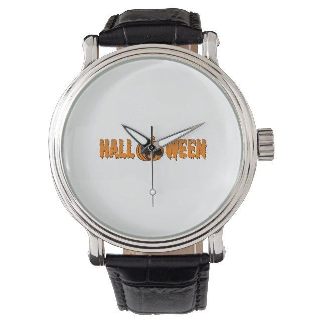 Halloween Pumpkin Horloge (Voorkant)