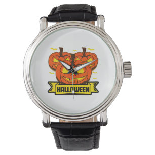 Halloween Pumpkin Horloge