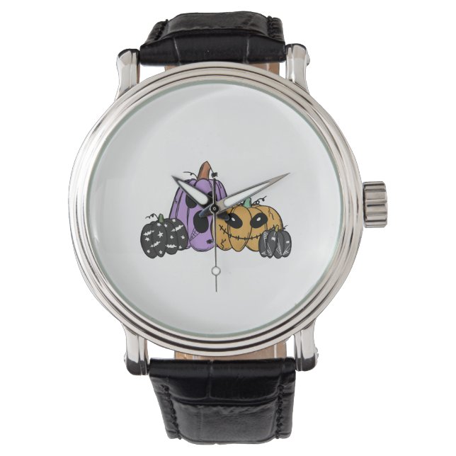 Halloween Pumpkin Horloge (Voorkant)