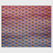 Halloween Pumpkin Jack O' Lantern Dead Tree Cadeaupapier (Vlak)