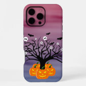 Halloween Pumpkin Jack O' Lantern Dead Tree iPhone Hoesje (Achterkant)