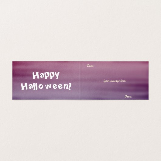 Halloween Pumpkin Jack O' Lantern Dead Tree Kaart (Binnenkant ongevouwen)