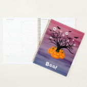 Halloween Pumpkin Jack O' Lantern Dead Tree Planner (Display)