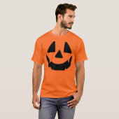 Halloween Pumpkin Jack O Lantern Face T-shirt (Voorkant volledig)