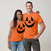 Halloween Pumpkin Jack O Lantern Face T-shirt (Unisex)