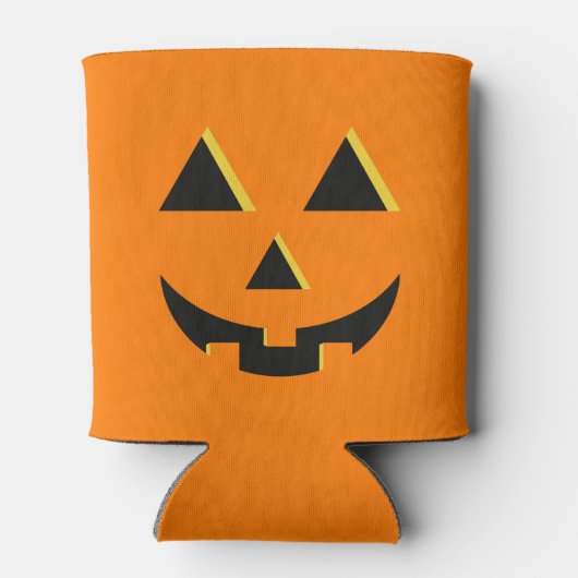 Halloween Pumpkin Jack-O-Lantern Koelbox Blikjeskoeler (Achterkant)