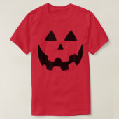 Halloween Pumpkin Jack O Lantern Sinaasappel T-shirt (Design voorkant)