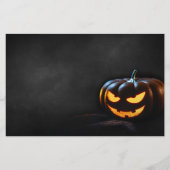 Halloween Pumpkin Jack-O-Lantern Spooky Briefpapier (Voorkant)