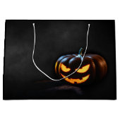 Halloween Pumpkin Jack-O-Lantern Spooky Groot Cadeauzakje (Voorkant)