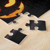 Halloween Pumpkin Jack-O-Lantern Spooky Legpuzzel (Zijkant)