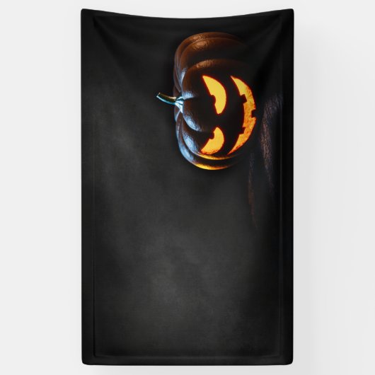 Halloween Pumpkin Jack-O-Lantern Spooky Spandoek (Verticaal)