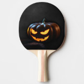 Halloween Pumpkin Jack-O-Lantern Spooky Tafeltennisbatje (Voorkant)