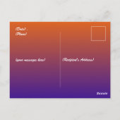 Halloween Pumpkin Jack o' Lantern Witch Pet Briefkaart (Achterkant)