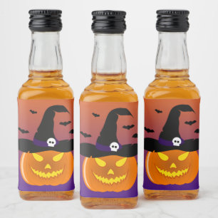 Halloween Pumpkin Jack o' Lantern Witch Pet Likeurfles Etiket