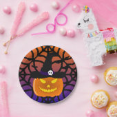 Halloween Pumpkin Jack o' Lantern Witch Pet Papieren Bordje (Feest)