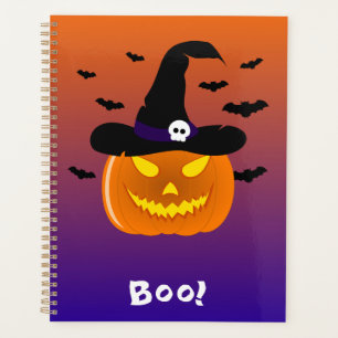Halloween Pumpkin Jack o' Lantern Witch Pet Planner