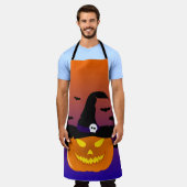 Halloween Pumpkin Jack o' Lantern Witch Pet Schort (Gedragen)