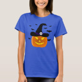 Halloween Pumpkin Jack o' Lantern Witch Pet T-shirt (Voorkant)