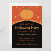 Halloween Pumpkin Kaart (Voorkant / Achterkant)