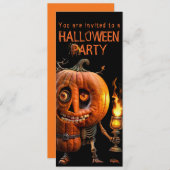 Halloween Pumpkin Kaart (Voorkant / Achterkant)